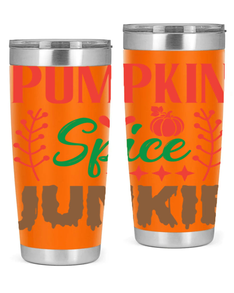 Pumpkin Spice Junkie 547#- fall- Tumbler