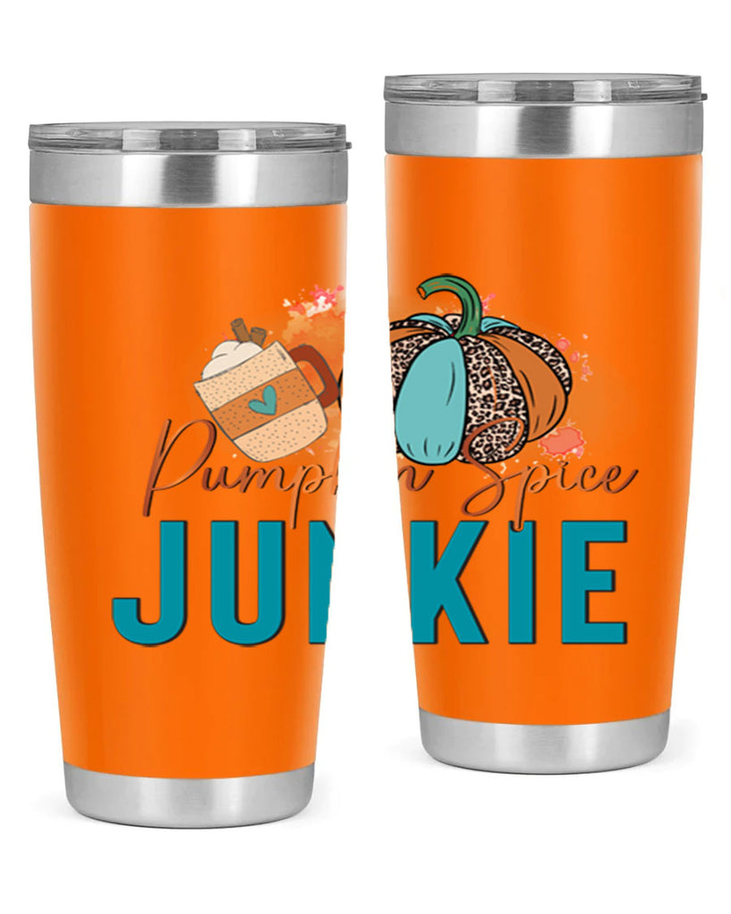 Pumpkin Spice Junkie 550#- fall- Tumbler