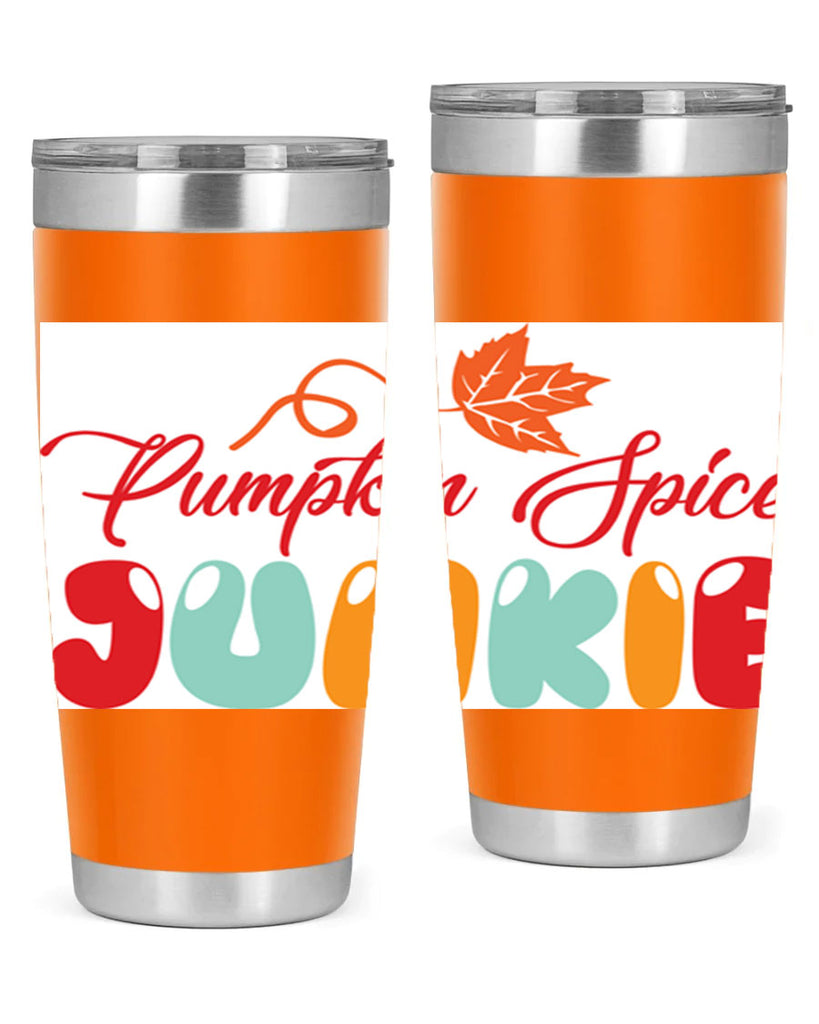 PumpkinSpiceJunkiedesign 569#- fall- Tumbler