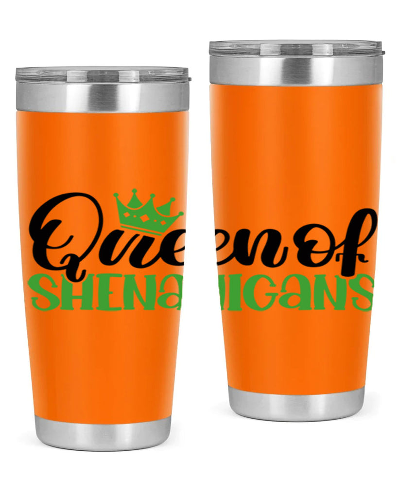 Queen Of Shenanigans Style 36#- St Patricks Day- Tumbler