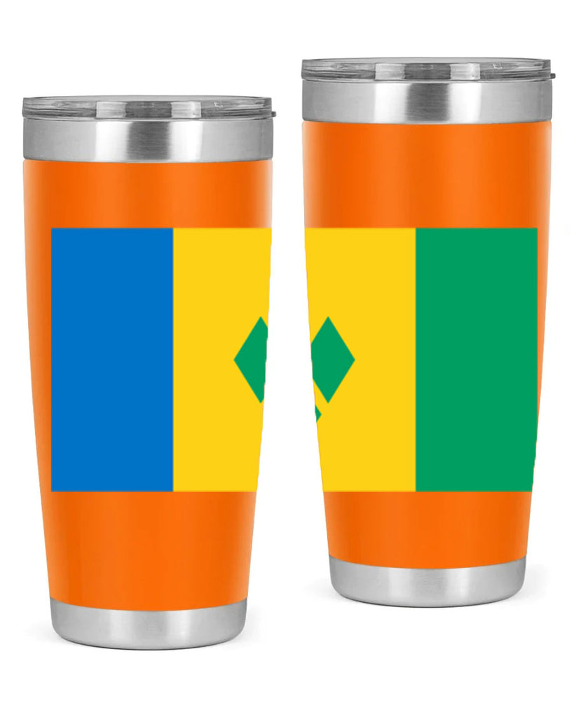 Saint Vincent and the Grenadines 50#- world flags- Tumbler