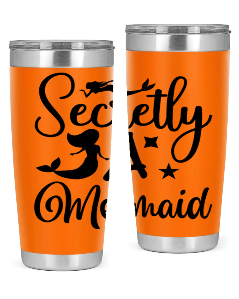 Secretly a mermaid 580#- mermaid- Tumbler