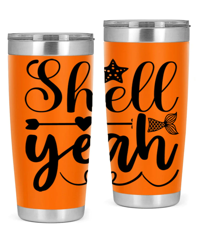 Shell Yeah 593#- mermaid- Tumbler