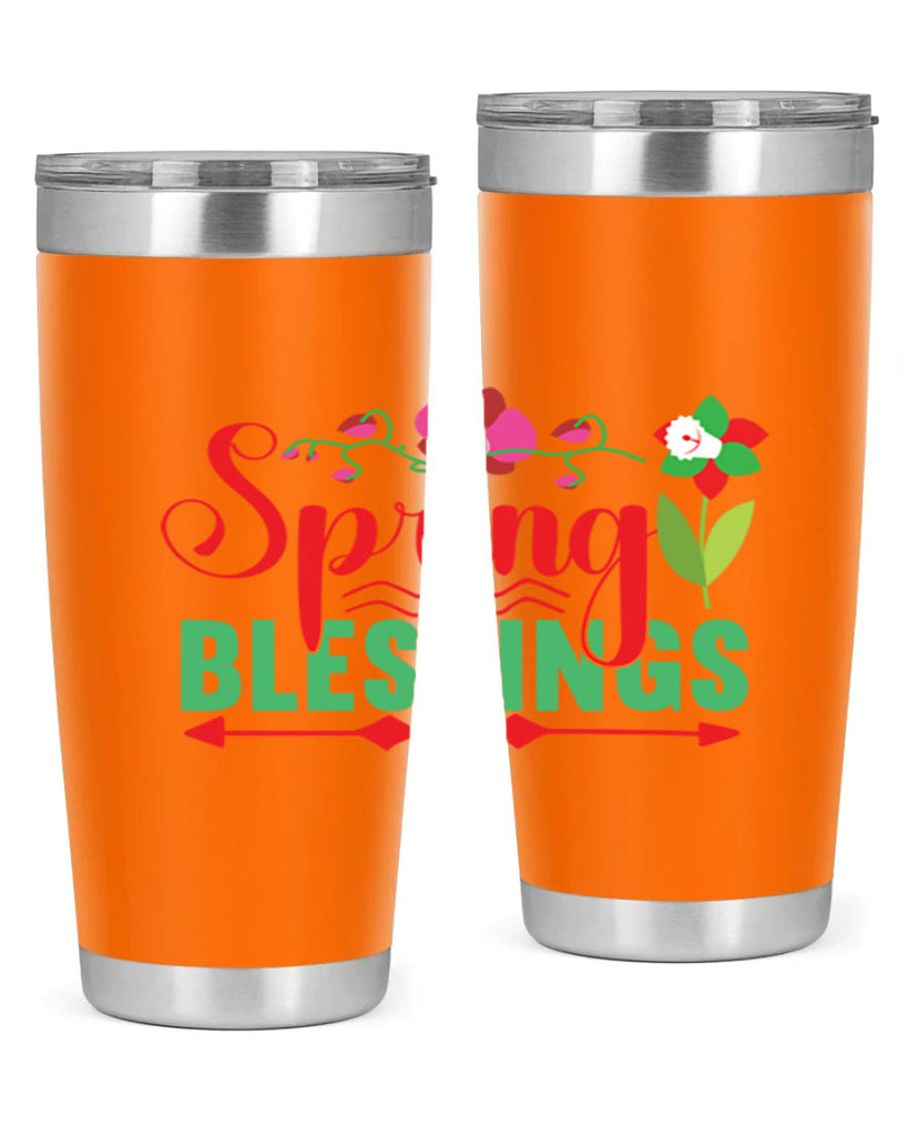 Spring Blessings 418#- spring- Tumbler