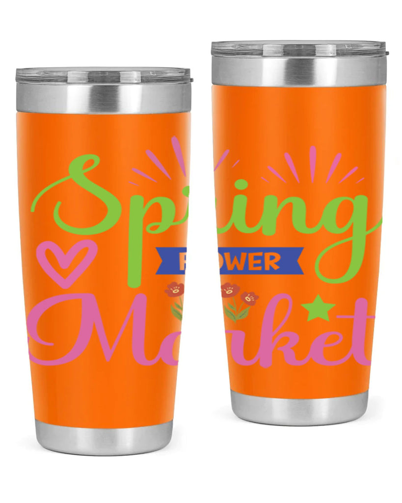 Spring Flower Market  487#- spring- Tumbler