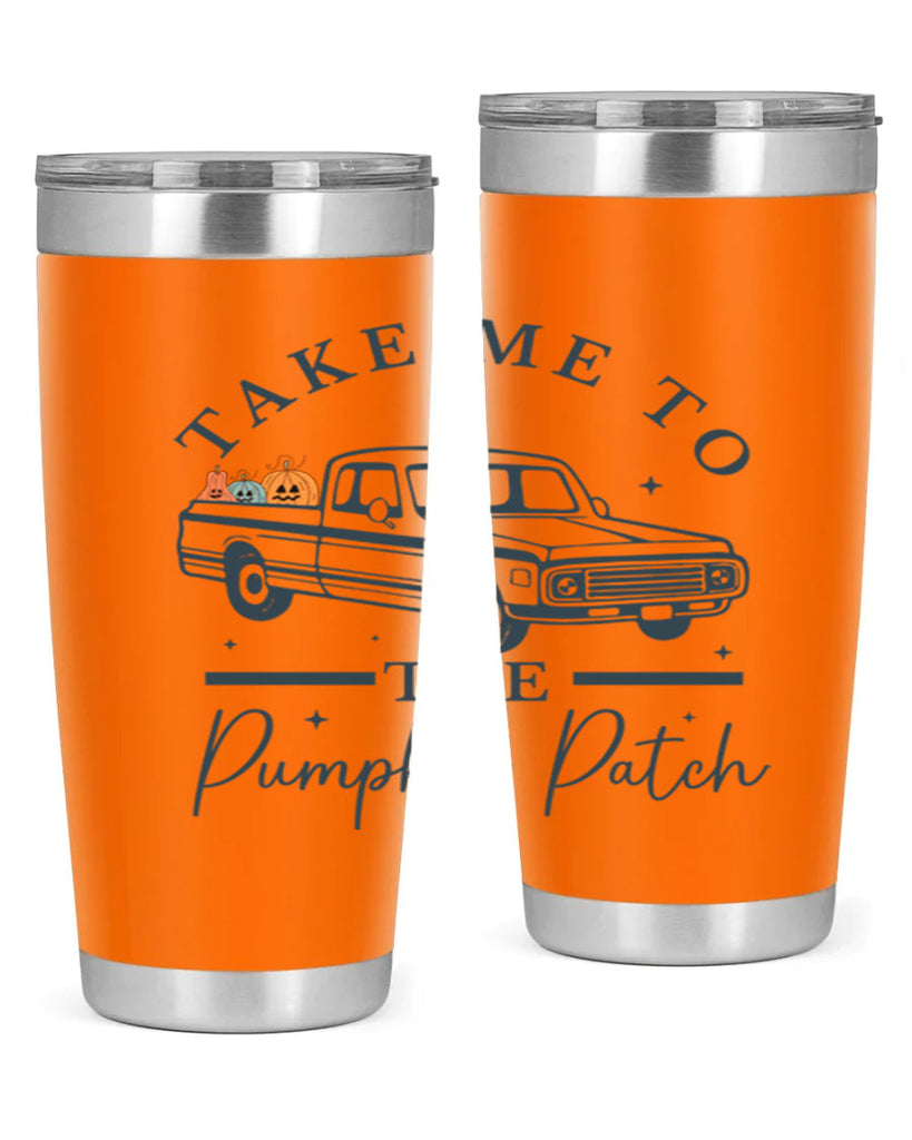 Take Me To The Pumpkin Patch 593#- fall- Tumbler