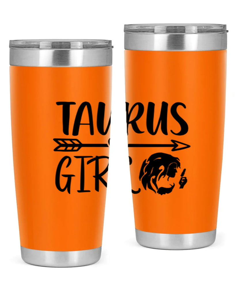 Taurus girl 498#- zodiac- Tumbler