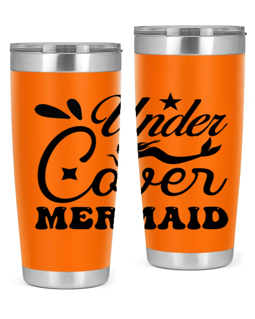 Under cover mermaid 646#- mermaid- Tumbler