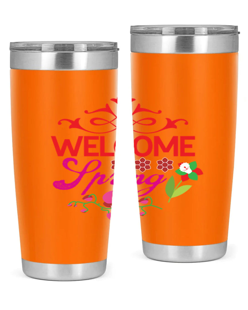 Welcome Spring 580#- spring- Tumbler