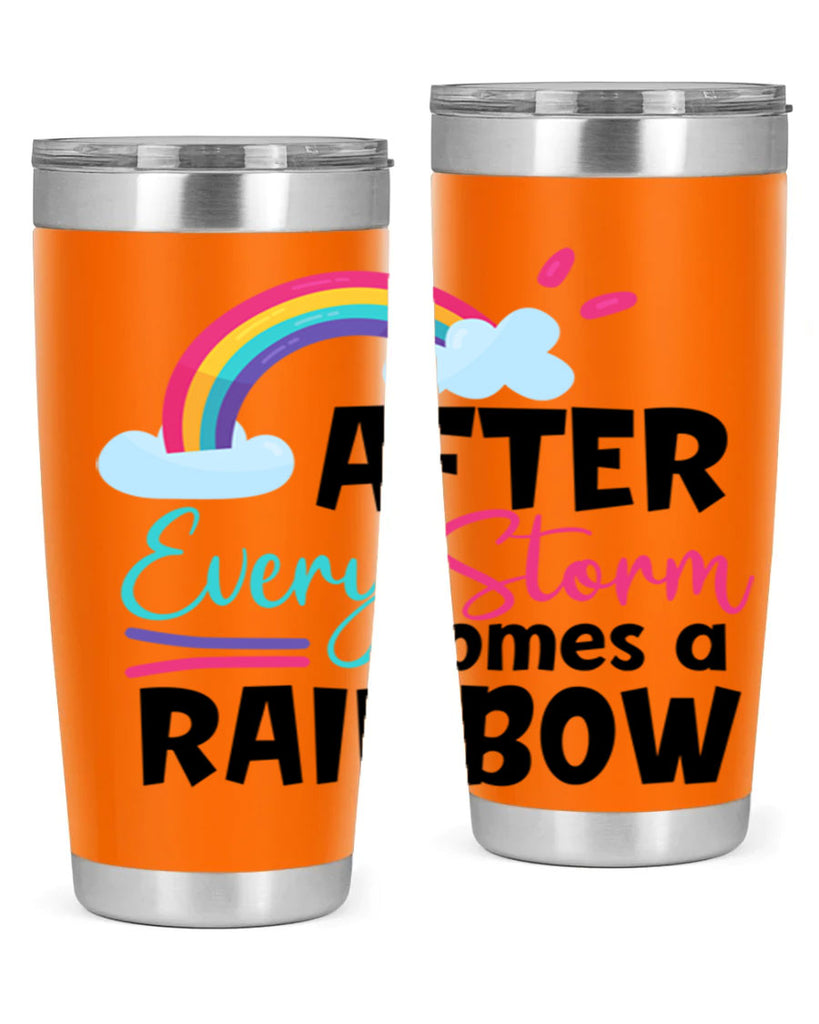 after every storm comes a rainbow Style 291#- baby- tumbler