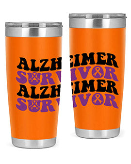 alzheimer survivor 9#- alzheimers- Tumbler