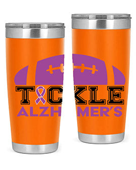 alzheimers awareness style 110#- alzheimers- Tumbler