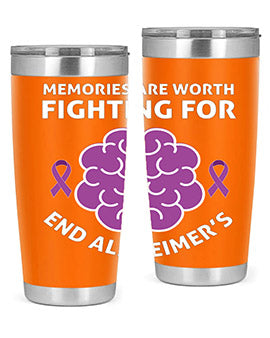 alzheimers awareness style 34#- alzheimers- Tumbler