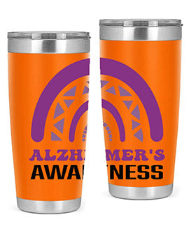 alzheimers awareness style 42#- alzheimers- Tumbler