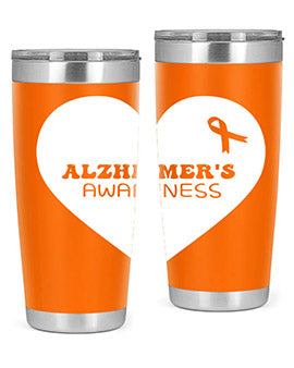 alzheimers awareness style 60#- alzheimers- Tumbler