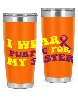 alzheimers awareness style 80#- alzheimers- Tumbler