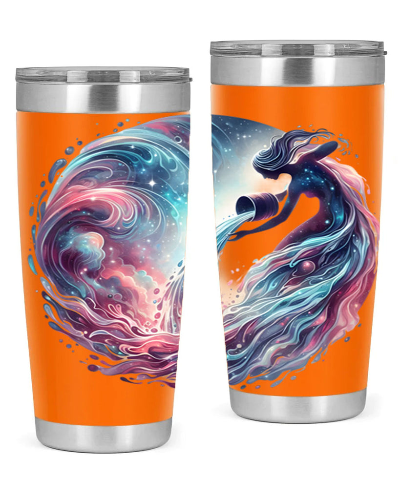 aquarius 91#- zodiac- Tumbler