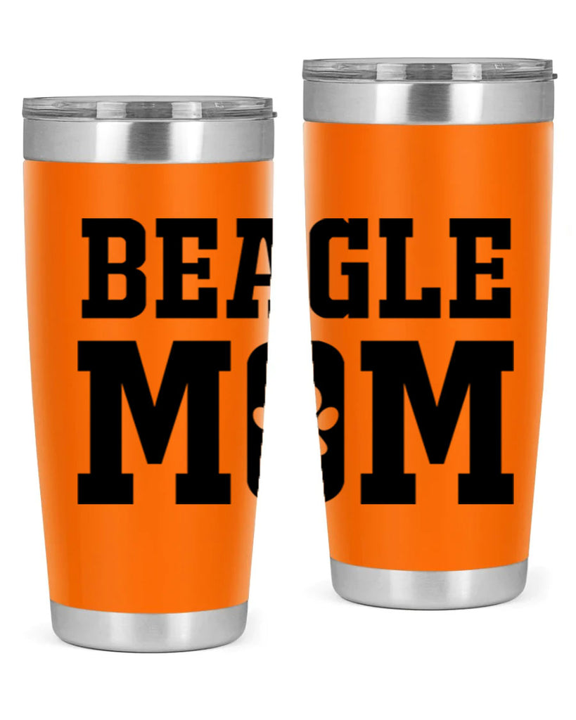 beagle mom 215#- mom- Tumbler