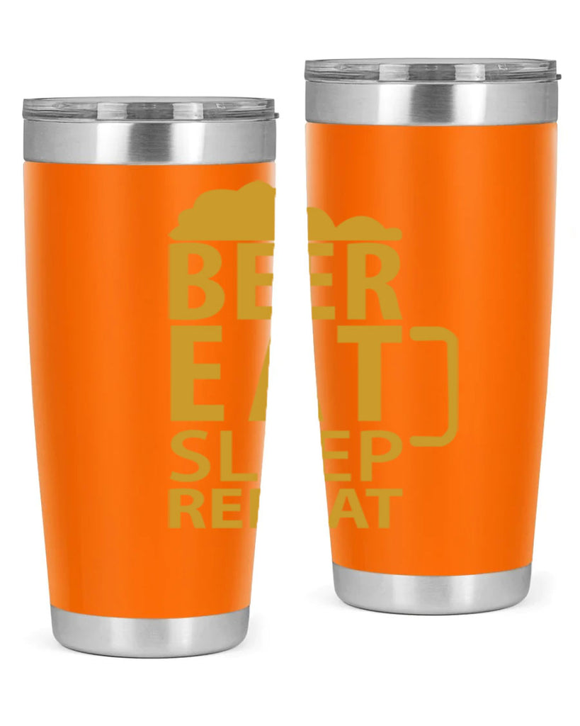 beer eat sleep 109#- beer- Tumbler