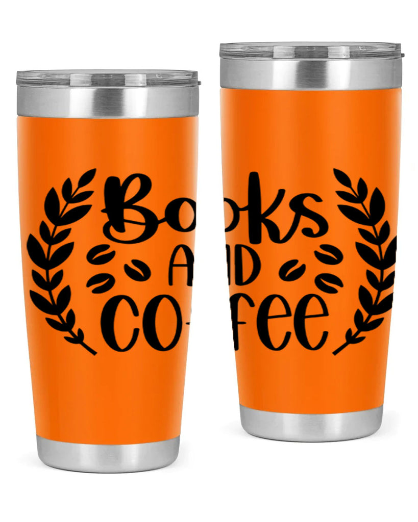 books and coffee 47#- reading- Tumbler