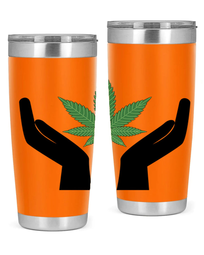 cannabis hands 44#- marijuana- Tumbler