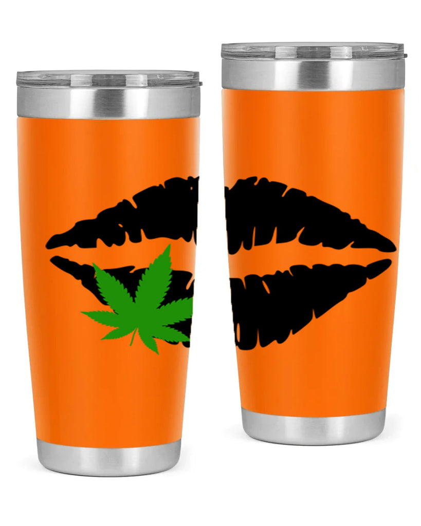 cannabis lips 47#- marijuana- Tumbler