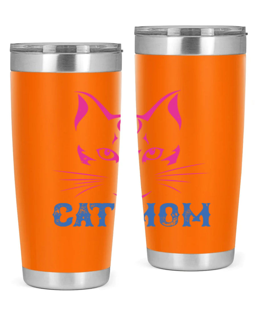 cat mom 195#- mom- Tumbler