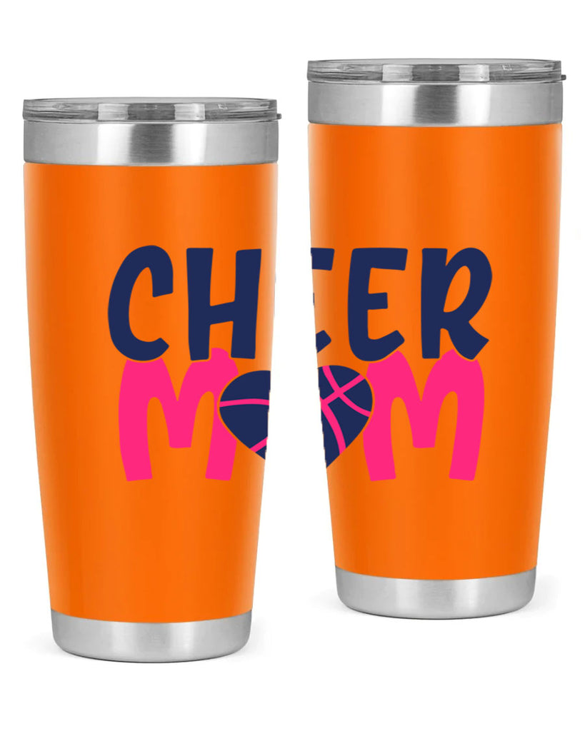 cheer mom 1746#- cheer- Tumbler