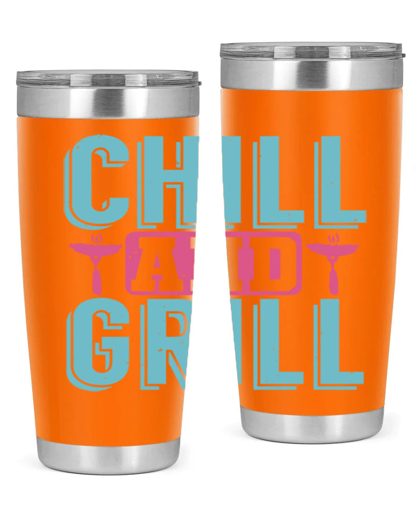 chill and grill 49#- bbq- Tumbler