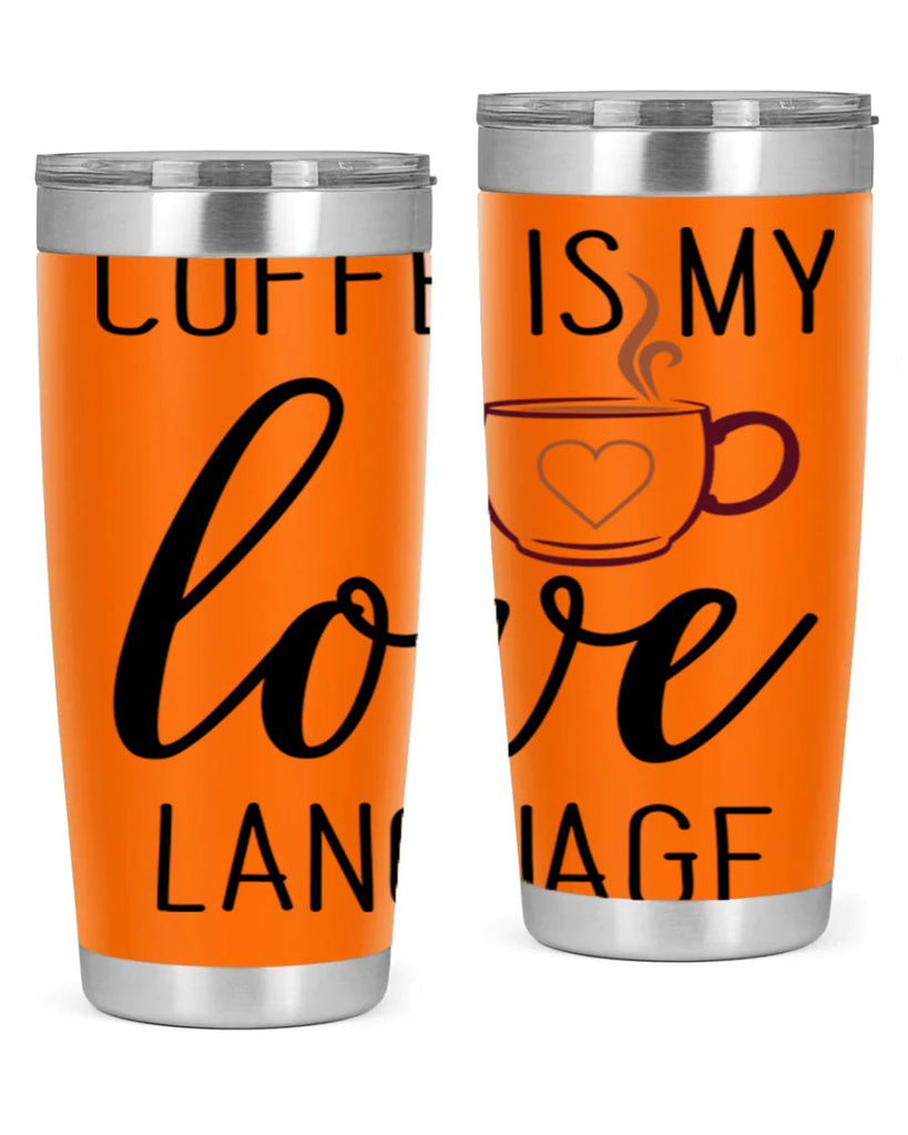 coffee language 245#- coffee- Tumbler