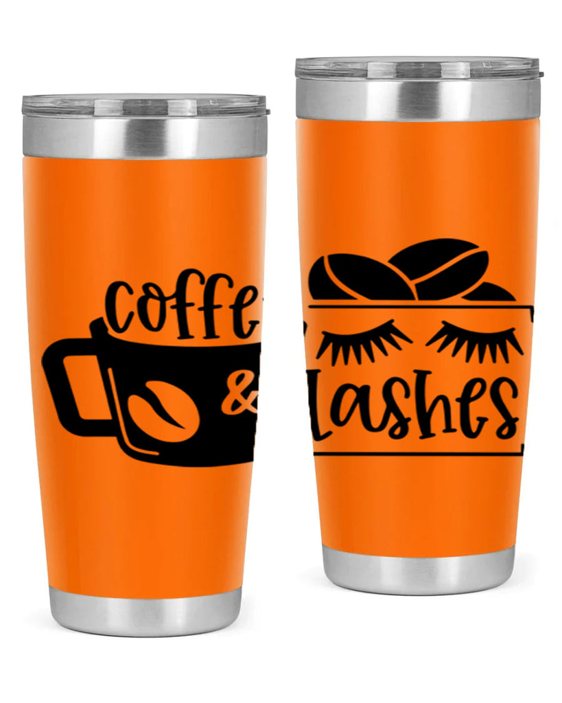 coffee lashes 176#- coffee- Tumbler