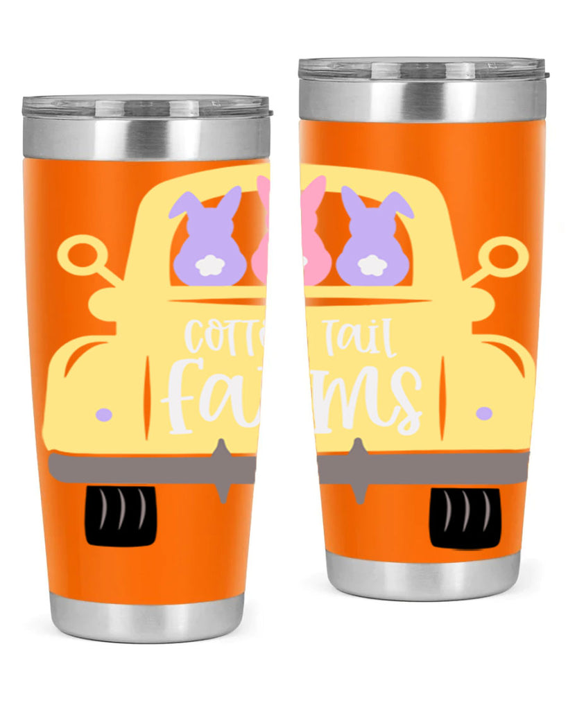 cotton tail farms 62#- easter- Tumbler