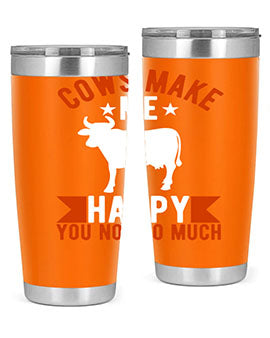 cows make me happy you not so much Style 5#- cow- Tumbler