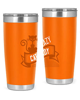 crazy cat lady Style 43#- cat- Tumbler