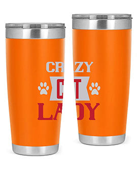 crazy cat lady Style 44#- cat- Tumbler