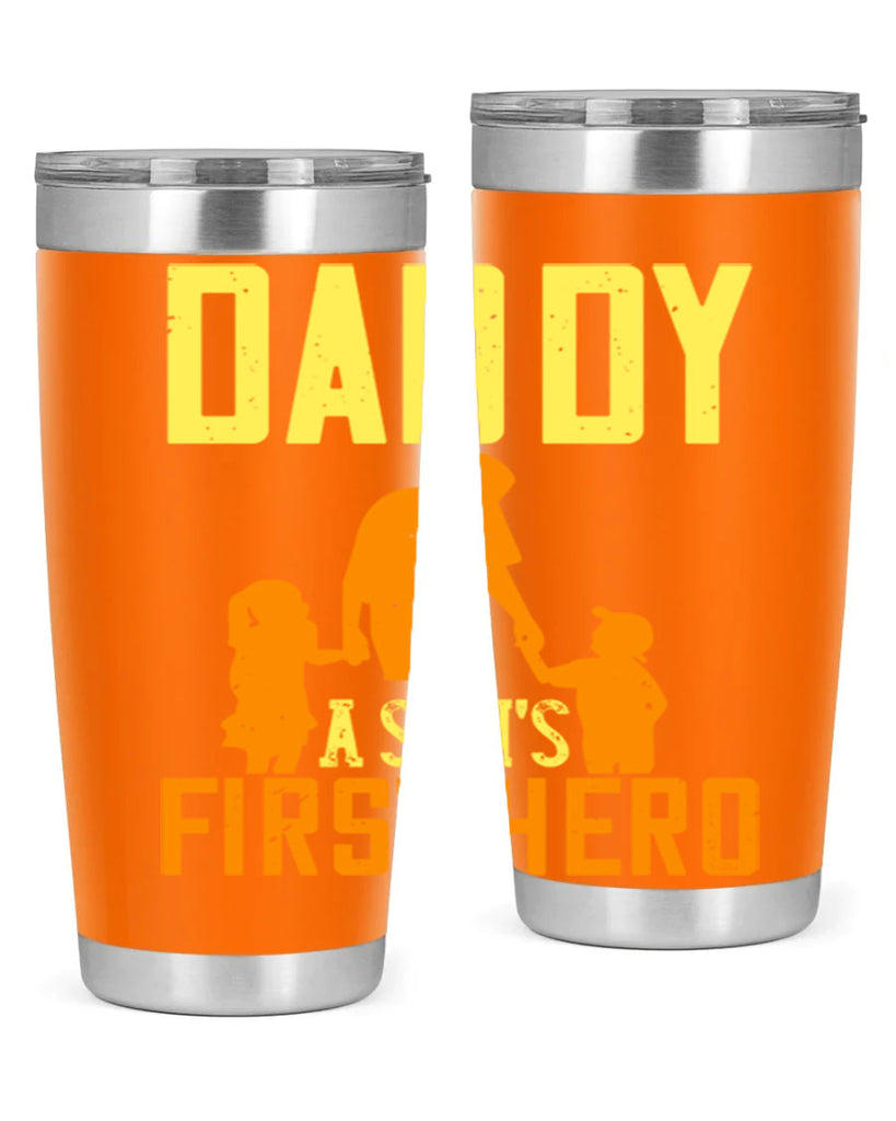 daddy a sons first hero 249#- fathers day- Tumbler