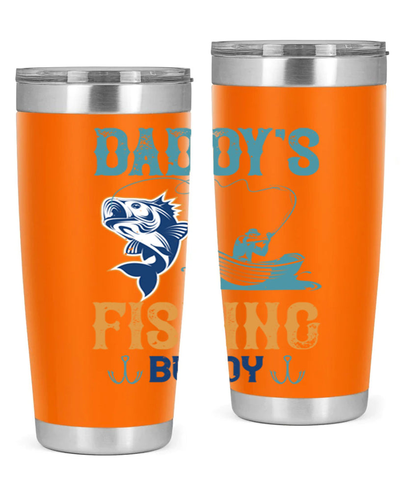 daddy’s fishing buddy 166#- fishing- Tumbler