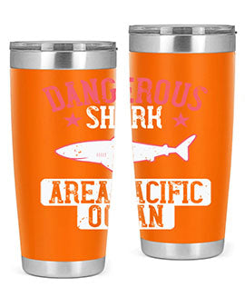 dangerous shark area pacific ocean Style 92#- shark  fish- Tumbler