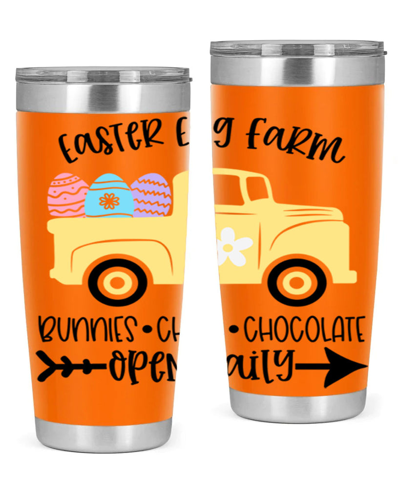 easter egg farm 58#- easter- Tumbler