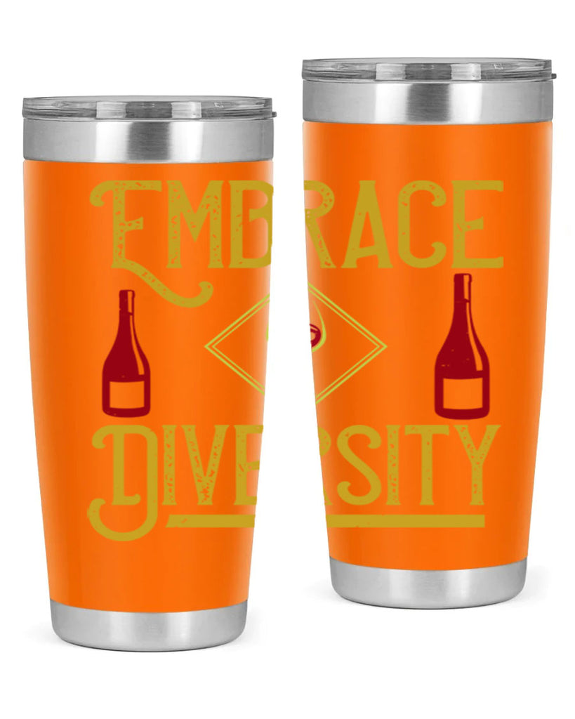 embrace diversity 218#- wine- Tumbler