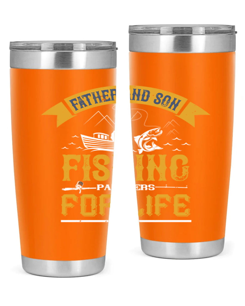 father and son fishing partners for life 158#- fishing- Tumbler