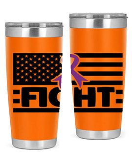 fight 145#- alzheimers- Tumbler