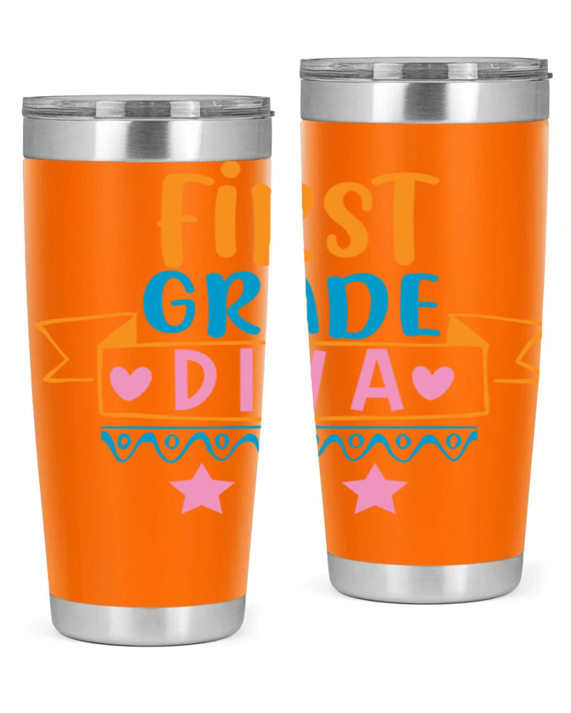 first grade diva 23#- 1st grade- Tumbler