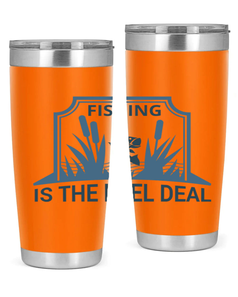 fishing is the real deal 138#- fishing- Tumbler