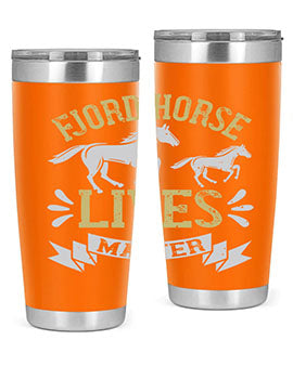 fjord horse lives matter Style 54#- horse- Tumbler