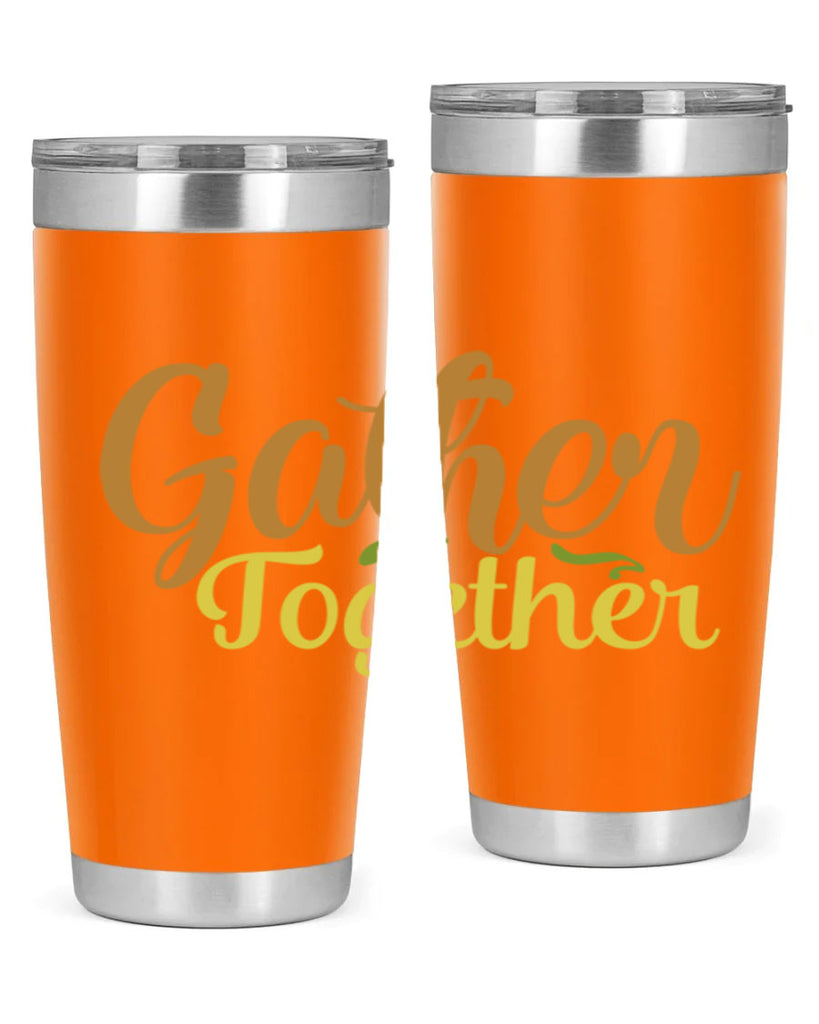 gather together 61#- thanksgiving- Tumbler