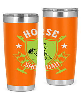 horse show dad Style 48#- horse- Tumbler