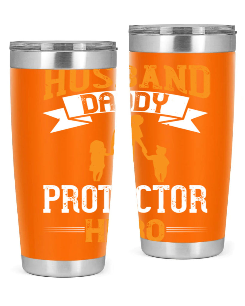 husband daddy protector hero 252#- fathers day- Tumbler