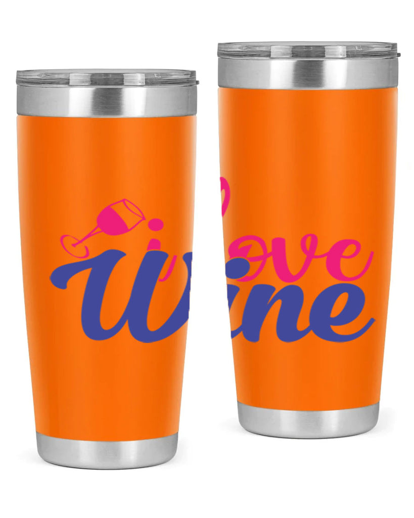 i love wine 402#- mom- Tumbler