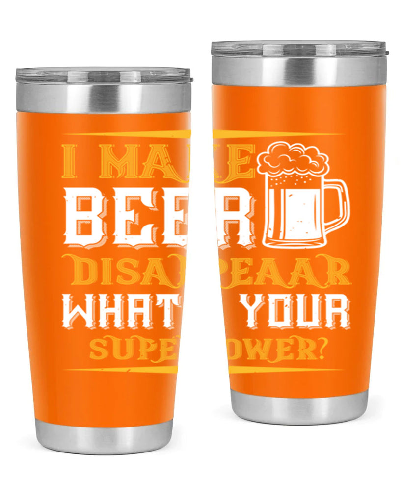 i make beer disappeaar what’s your superpower 73#- beer- Tumbler